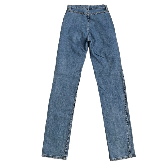 Vintage 90s Roper Ultra High Rise Pocketless Back Straight Leg Jean / Sz 9 x 36” - Picture 1 of 11